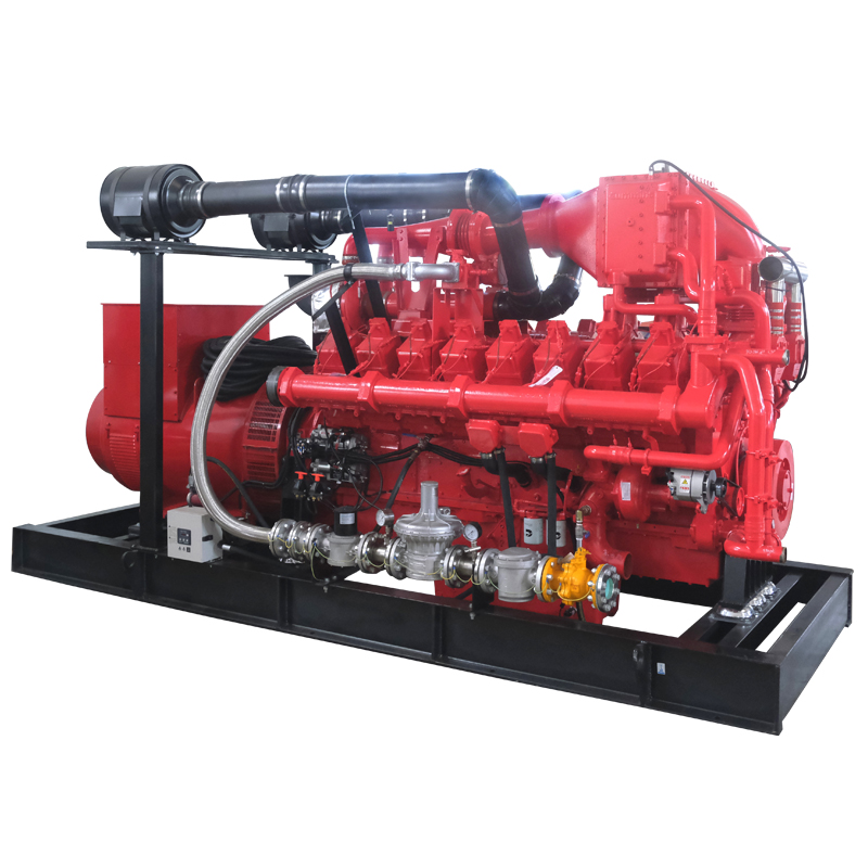 Natural gas generator set: driven by gas, making every penny of fuel worthwhile.
