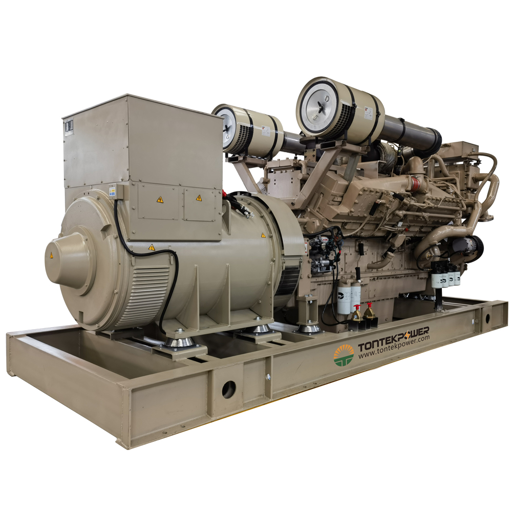 2 UNITS 1230KW CONTINUOUS POWER MARINE DIESEL GENERATOR SET Spot goods